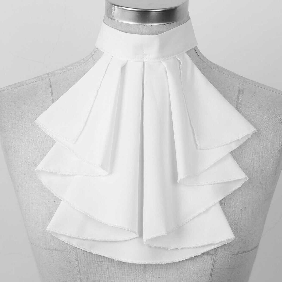Women'S Fashion Victorian - Elegant Victorian Costume Collar Ruffled Jabot