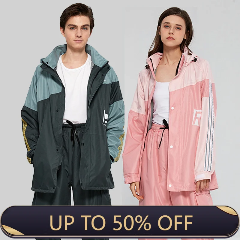 Women'S Fashion Raincoat - Adult Split Raincoat Suit Fashion Waterproof