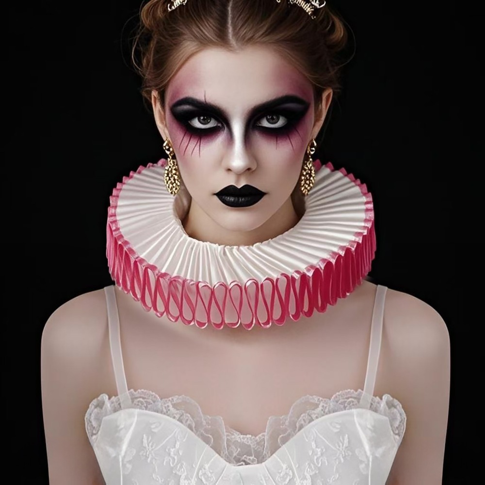 Women'S Fashion Victorian - Detachable Halloween Neck Ruffled Collar Vintage