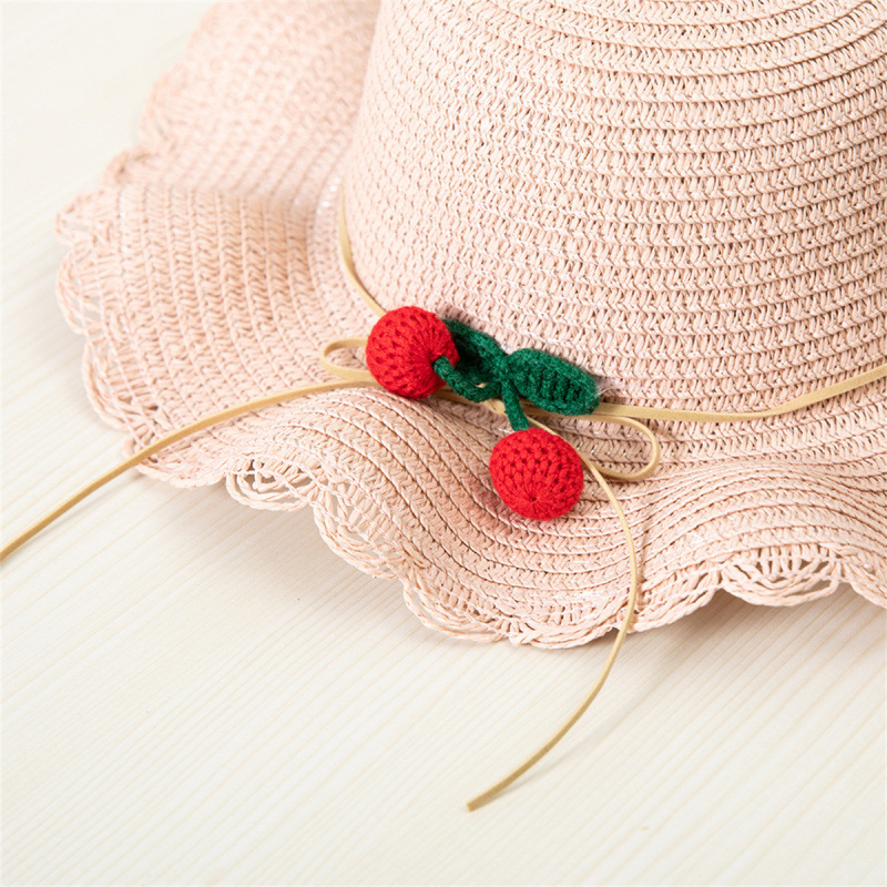Kids Hat For Girls 2-7Y Straw  - Straw Hat Summer 评论和价格