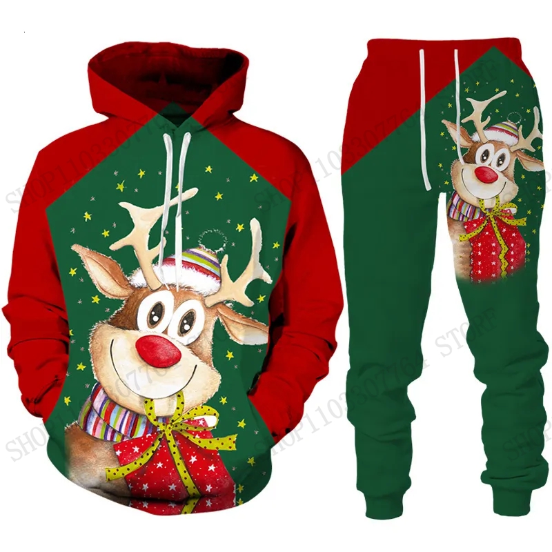 Cute Reindeer Elk Hoodie Pant  - Women'S Fashion Hoodies 评论和价格