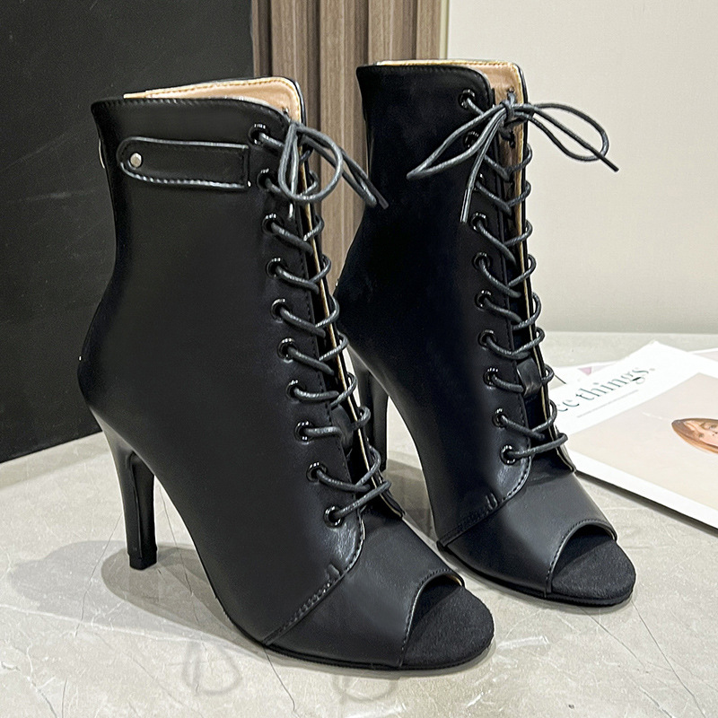 Women's New Baotou Sandals Bla - Women'S Fashion Leather Boots 评论和价格