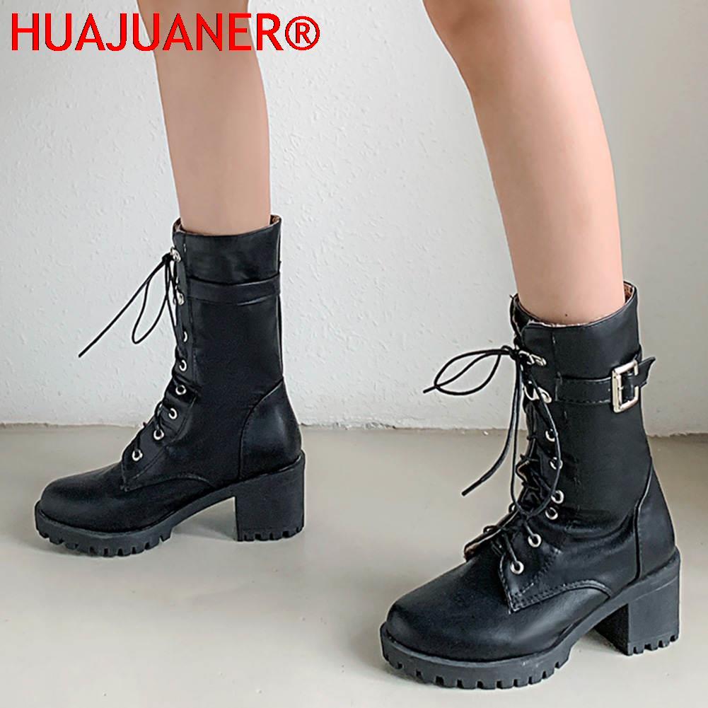 HUAJUANER 2026 Big Size 45 Aut - Women'S Fashion Riding Boots 评论和价格