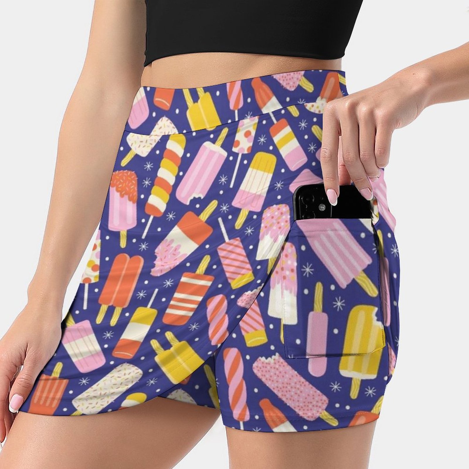 Popsicles Skirts Woman Fashion - Women Fashion Vector 评论和价格