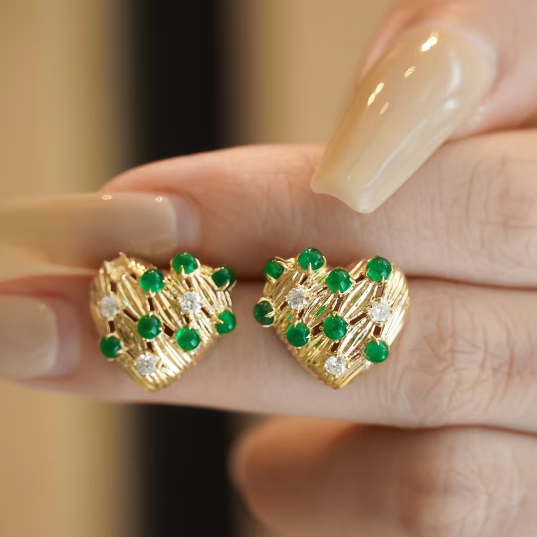 Retro14K Gold Filled Emerald D - Women'S Fashion Victorian 评论和价格