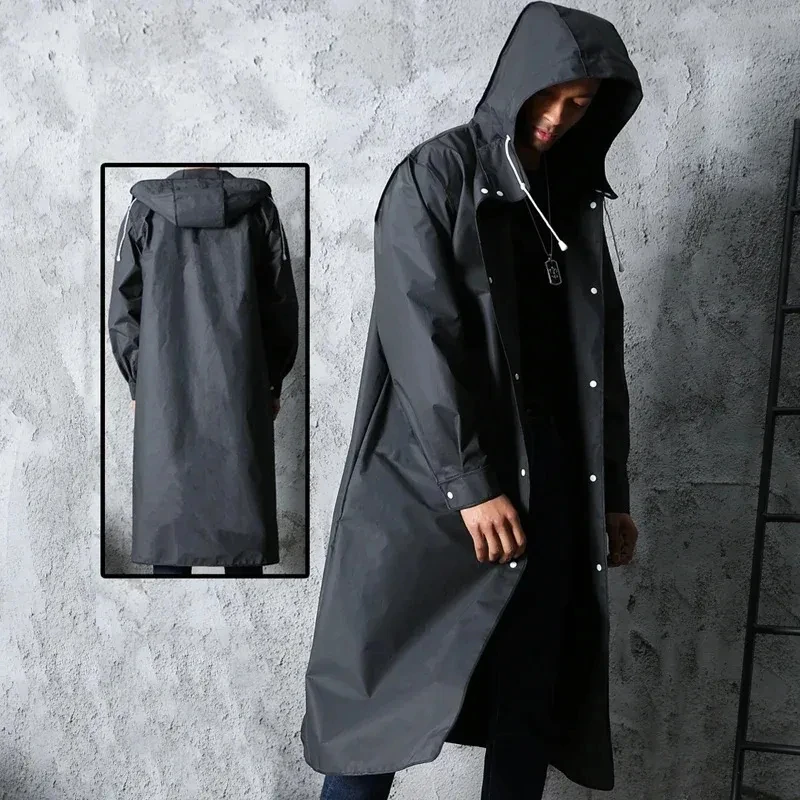 Black Fashion Adult Waterproof - Women'S Fashion Raincoat 评论和价格