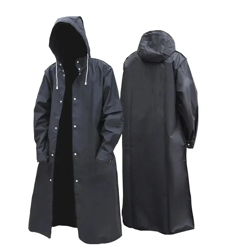Black Fashion Adult Waterproof - Women'S Fashion Raincoat 评论和价格