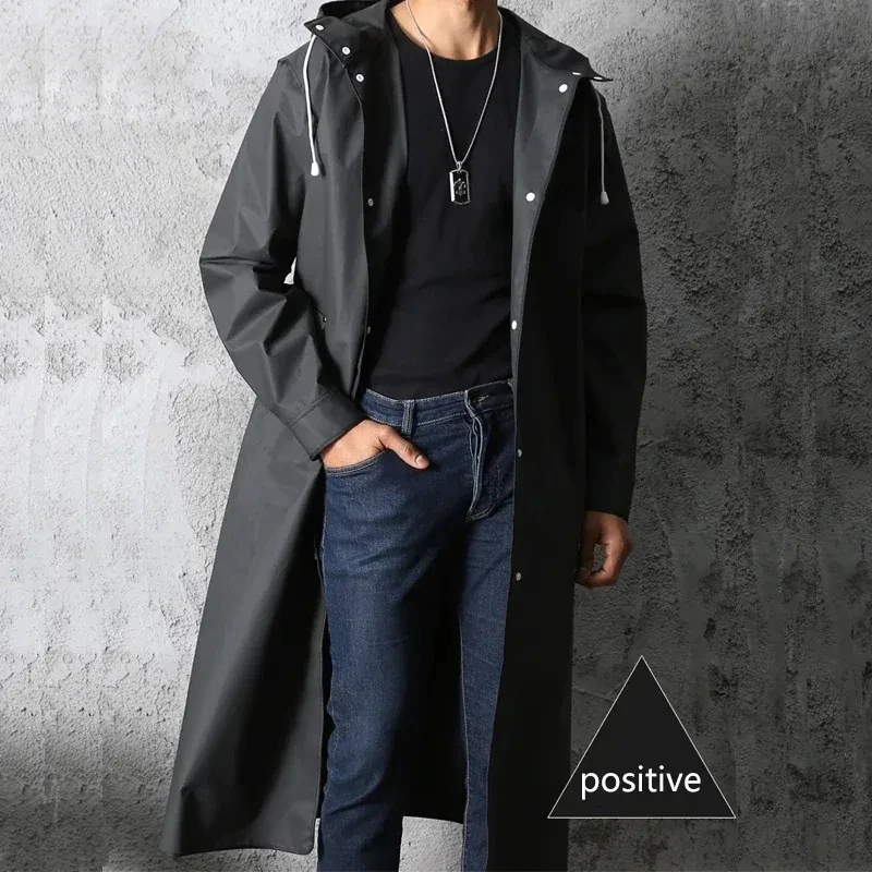 Black Fashion Adult Waterproof - Women'S Fashion Raincoat 评论和价格