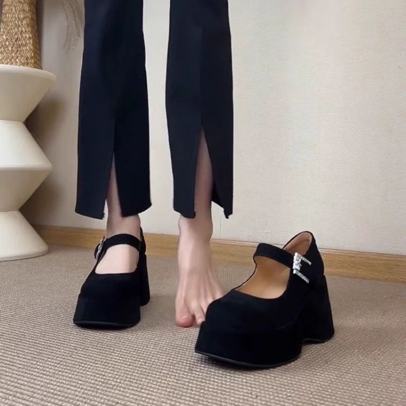 Thick Platform Mary Jane Shoes - Women'S Fashion Korea 评论和价格
