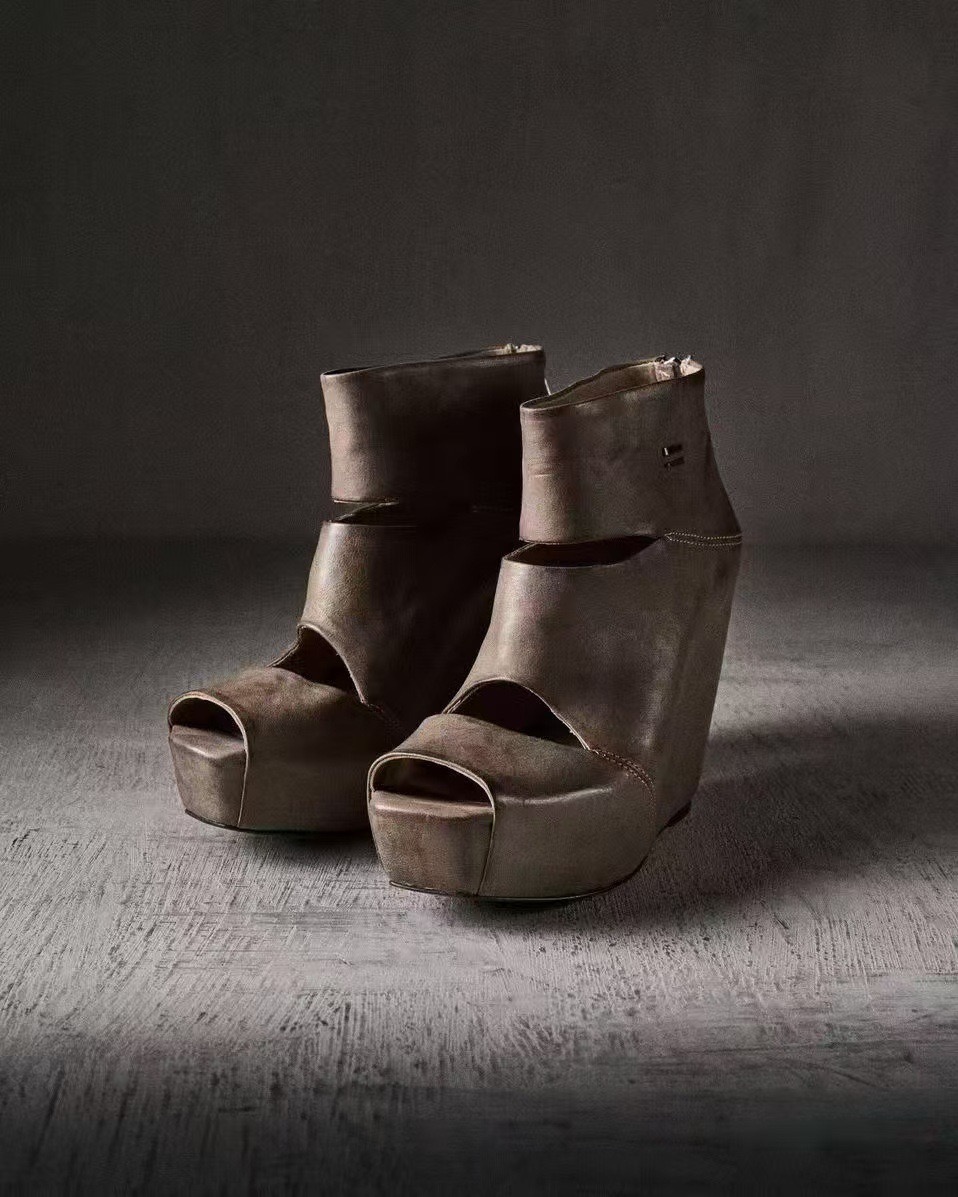 Summer New Women's Vintage Gre - Women'S Fashion Leather Boots 评论和价格