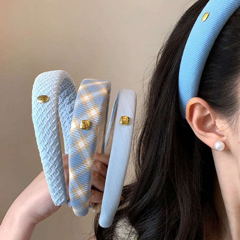 Gold Label Blue Wide Brimmed H - Women'S Fashion Labels 评论和价格