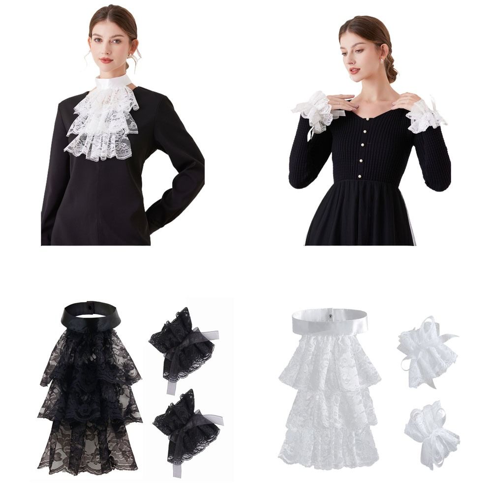 Fashion Victorian Lace Jabot C - Women'S Fashion Victorian 评论和价格