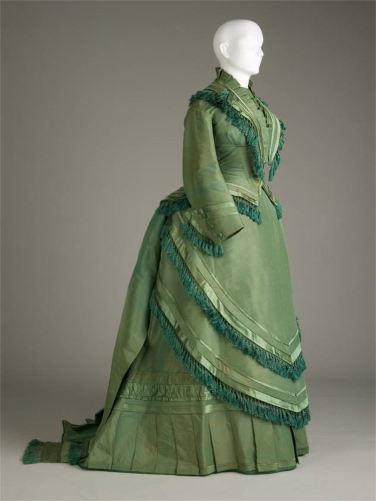 1870s Victorian Fashion Green  - Women'S Fashion Victorian 评论和价格