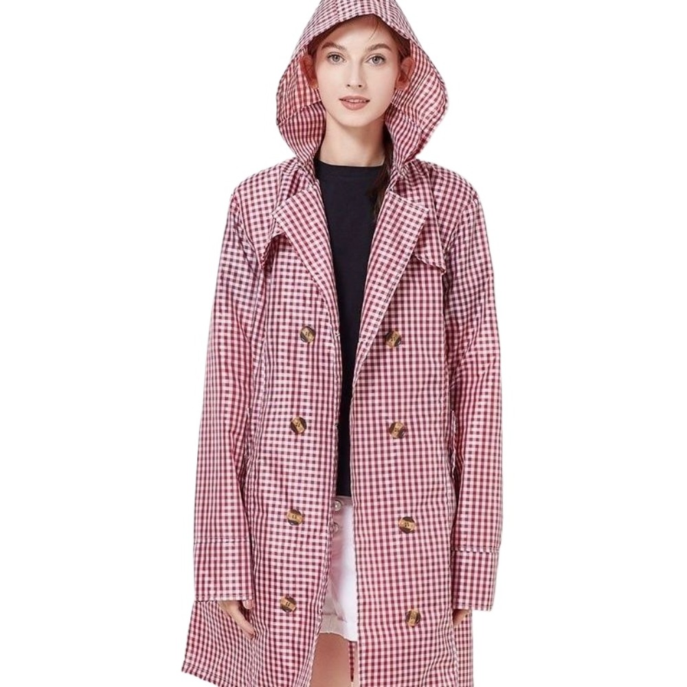 Lightweight Waterproof Raincoa - Women'S Fashion Raincoat 评论和价格