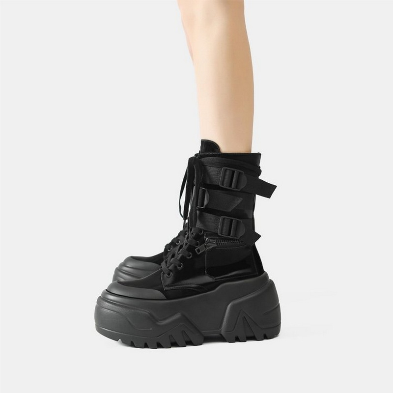 Hot Fashion Women Chunky Platf - Women'S Fashion Korea 评论和价格