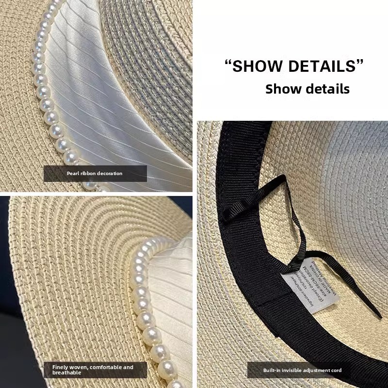 2025 New Style Hat Retro Flat  - Straw Hat Summer 评论和价格
