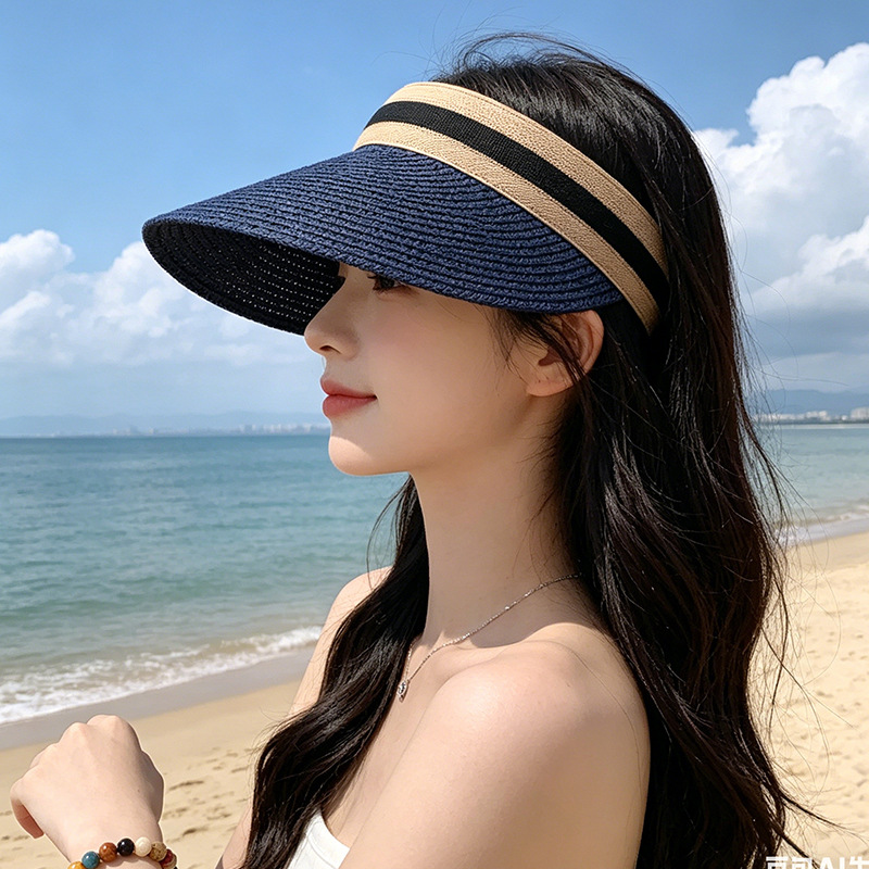 Customized Embroidered Logo Ou - Straw Hat Summer 评论和价格