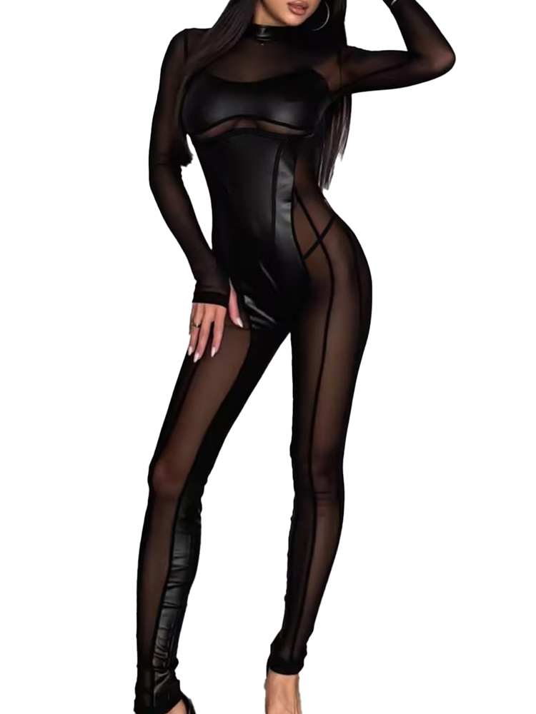 Fashion Spliced Mesh Back Zipp - Women Fashion Outfits 评论和价格