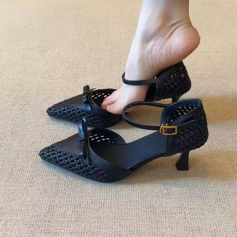 Women's New Pointed Toe Woven  - Women Fashion Outfits 评论和价格