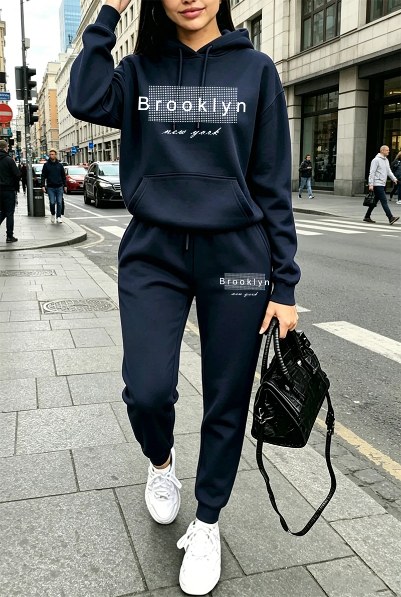 Womens Tracksuit Printing Casu - Women'S Fashion Hoodies 评论和价格