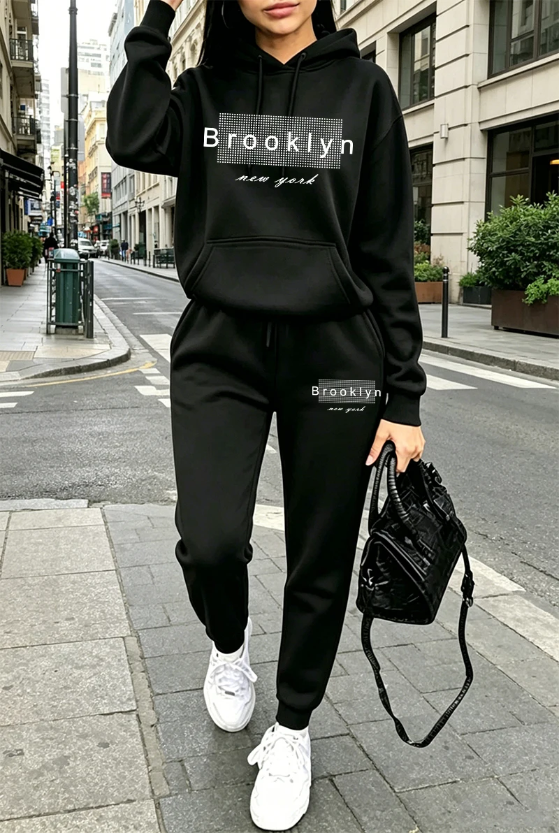 Womens Tracksuit Printing Casu - Women'S Fashion Hoodies 评论和价格