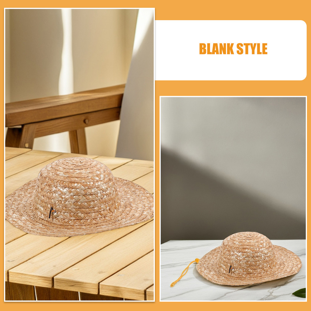 2Pcs Kids Straw Hat Natural Co - Straw Hat Summer 评论和价格