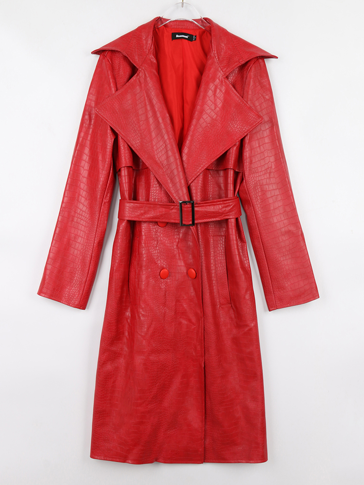 Nerazzurri Autumn Long Loose R - Women'S Fashion Raincoat 评论和价格