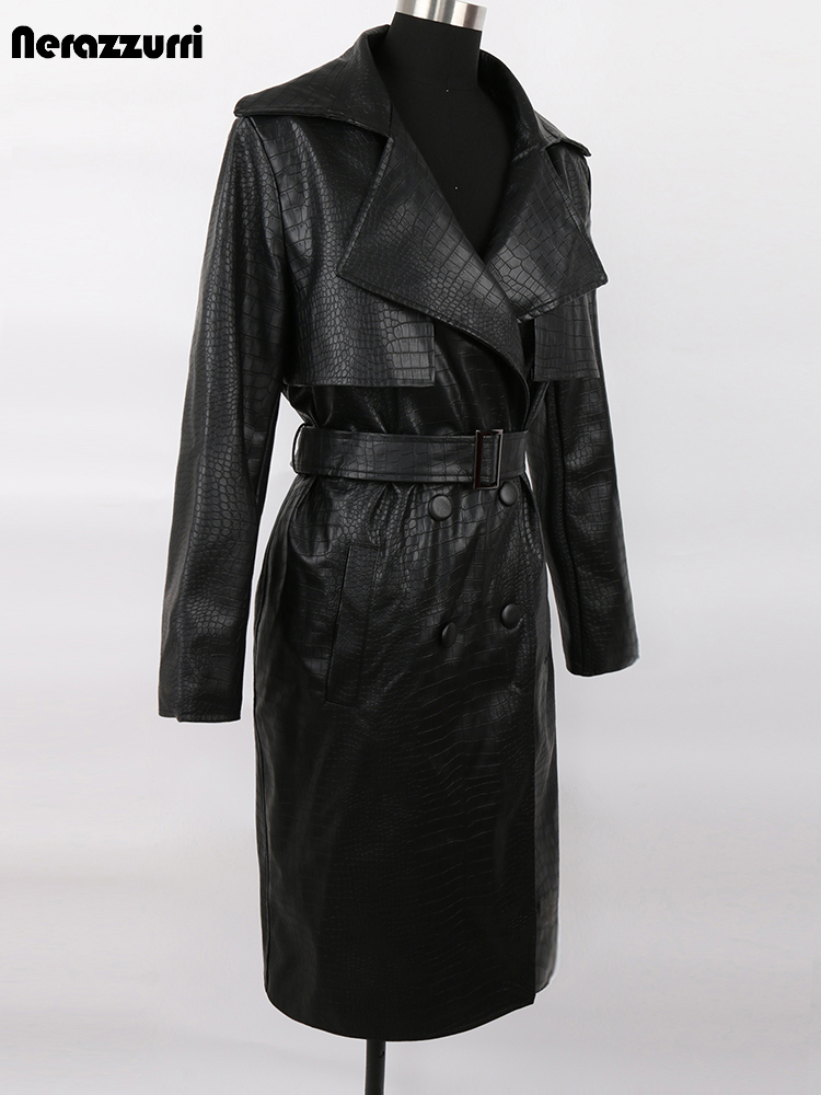 Nerazzurri Autumn Long Loose R - Women'S Fashion Raincoat 评论和价格