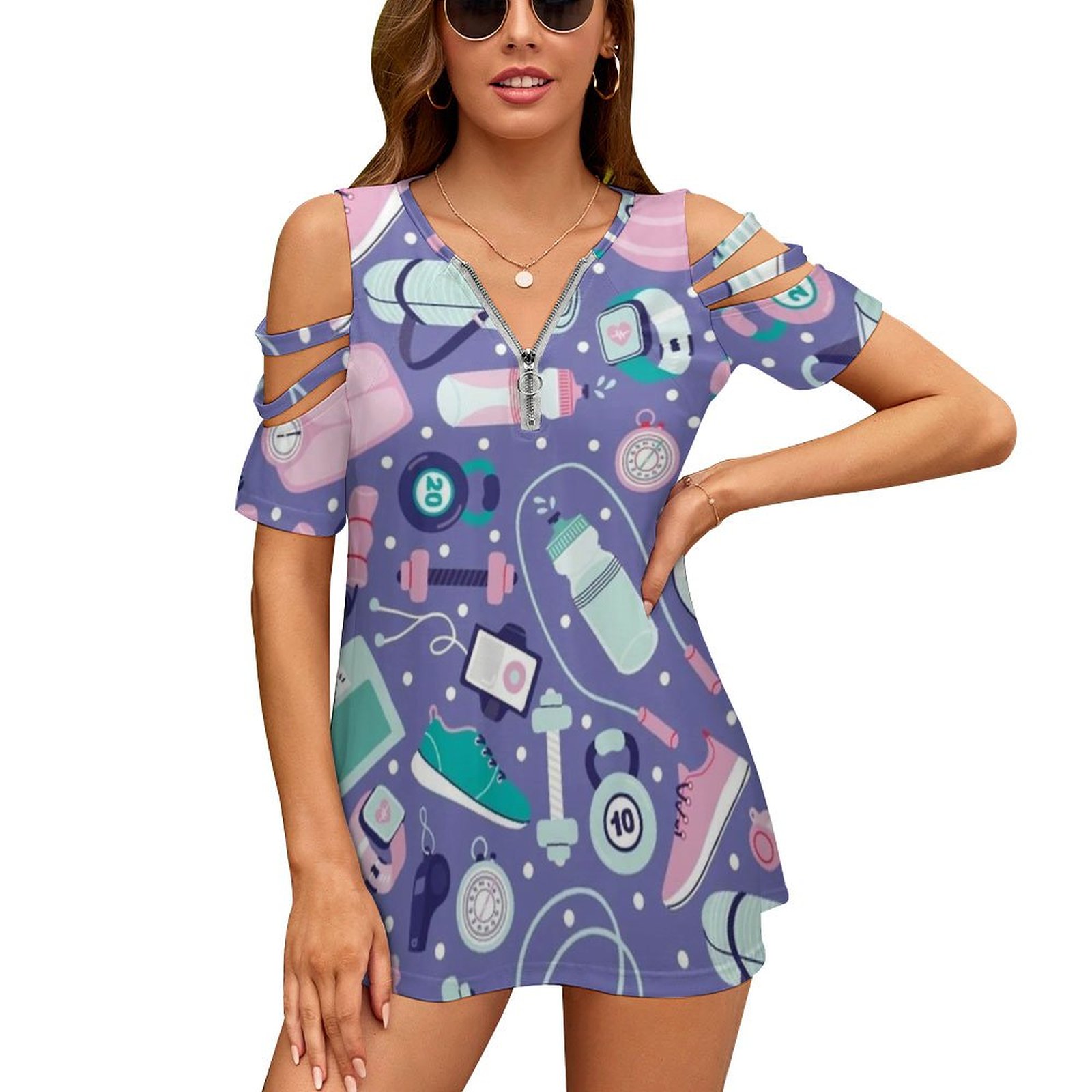 Get Fit Women's T-Shirt New Fa - Women Fashion Vector 评论和价格
