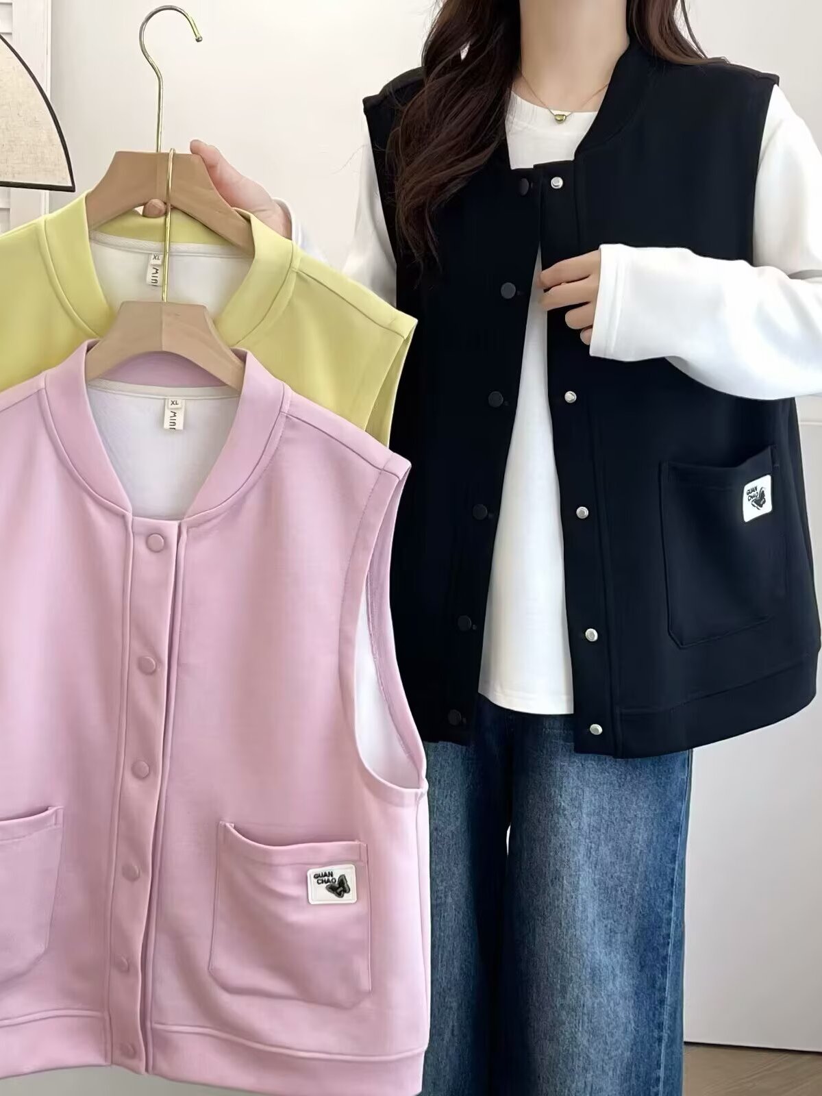 Loose Fit Sleeveless round Nec - Women'S Fashion Labels 评论和价格