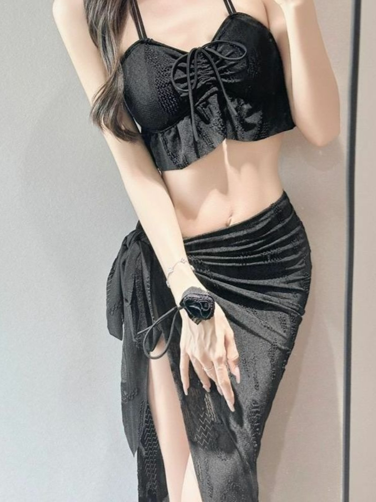 Ladies Floral Two Piece Swimsu - Women Fashion Outfits 评论和价格