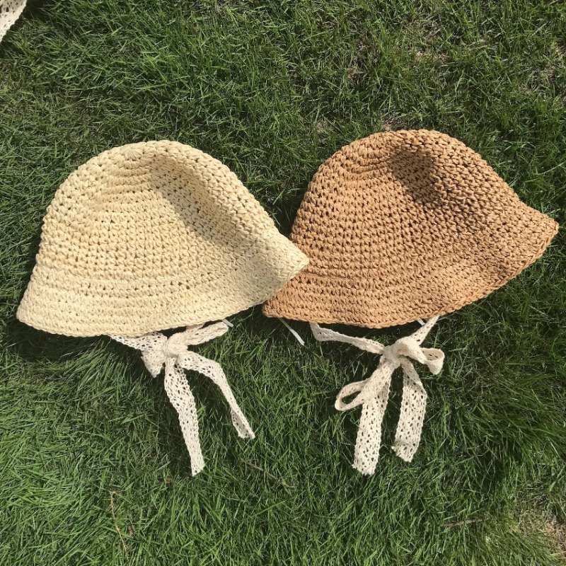 Summer Korean Baby Boy Girl St - Straw Hat Summer 评论和价格