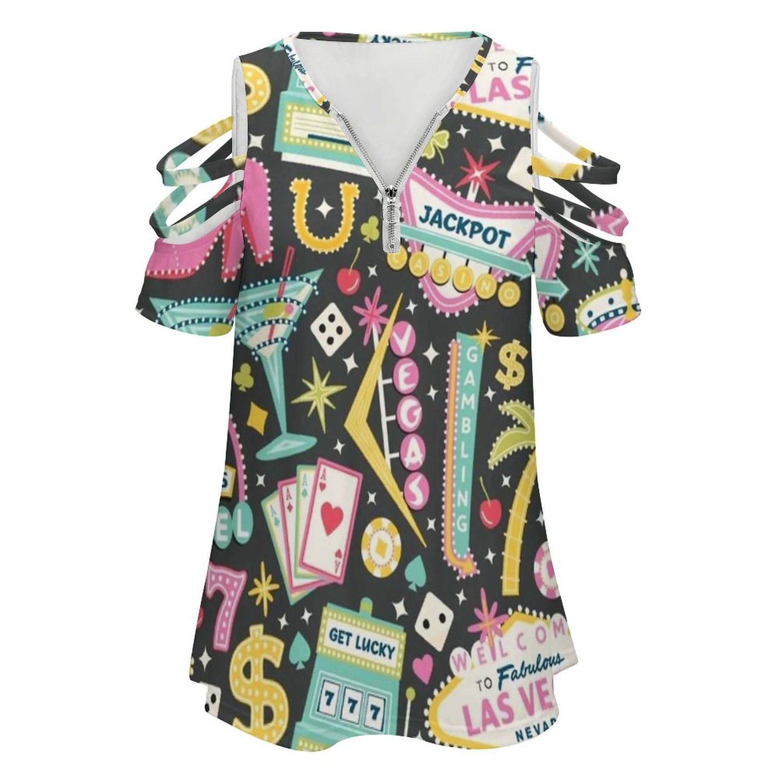 Viva Las Vegas Women's T-Shirt - Women Fashion Vector 评论和价格