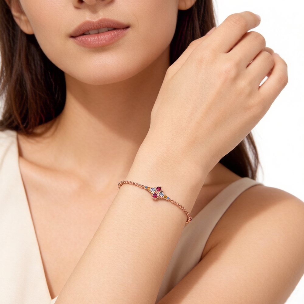 Royalty Rose Gold Plated Brace - Women'S Fashion Victorian 评论和价格