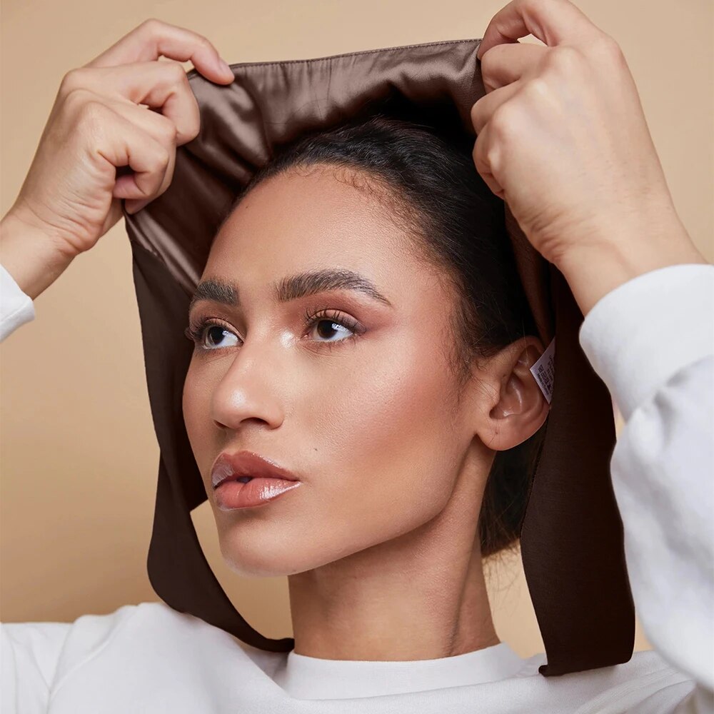 Modal Satin Hijab Cap Islam Un - Women'S Fashion Visor 评论和价格