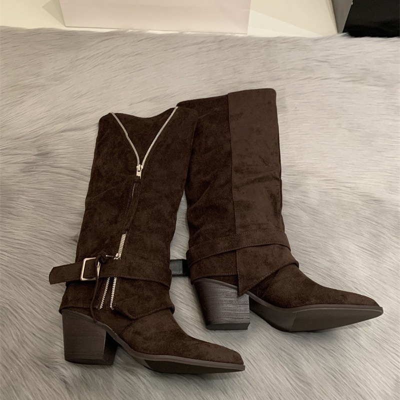 Women's Boots Vintage Suede Le - Women'S Fashion Leather Boots 评论和价格