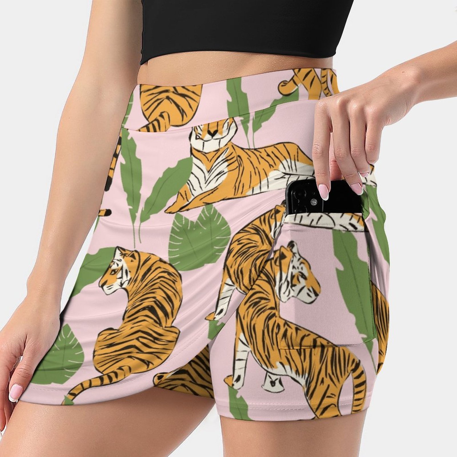 Tiger Pattern 008 Women's skir - Women Fashion Vector 评论和价格