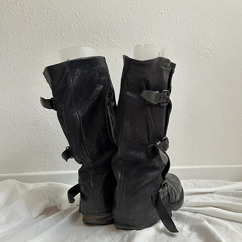 Classic Women Shoes Retro Luxu - Women'S Fashion Leather Boots 评论和价格